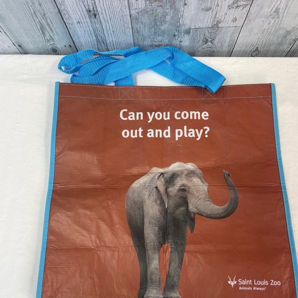 Lot of 6+ Reusable Dog Fruit Animal St Louis Cityscape Handle Shopping Tote Bags - Picture 4 of 12